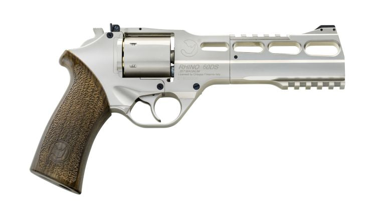 RHINO 60DS REVOLVER BB PISTOL (CO2) - NICKEL - 6MM - 440.121