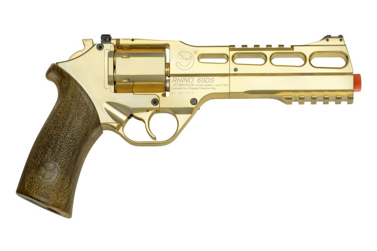 RHINO 60DS REVOLVER BB PISTOL (CO2) - GOLD - 4.5MM - 440.129