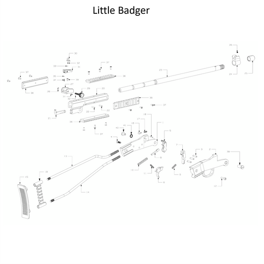 Little Badger Exploded Diagram