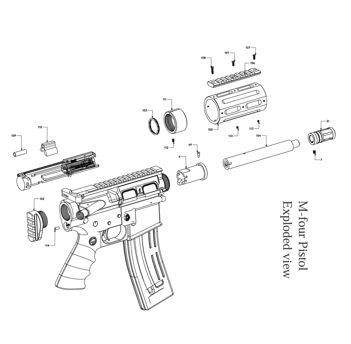M4 Exploded Diagram